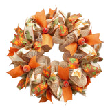 Maxbell Fall Wreath Decorative Round Autumn Wreath for Indoor Outdoor Cafe Fireplace