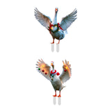 Maxbell Garden Duck Stake Yard Art Decorative Insert Ornament for Balcony Home House Aesthetic A