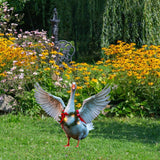 Maxbell Garden Duck Stake Yard Art Decorative Insert Ornament for Balcony Home House Aesthetic A