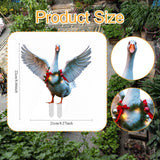 Maxbell Garden Duck Stake Yard Art Decorative Insert Ornament for Balcony Home House Aesthetic A