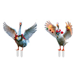 Maxbell Garden Duck Stake Yard Art Decorative Insert Ornament for Balcony Home House Aesthetic A