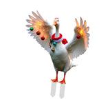 Maxbell Garden Duck Stake Yard Art Decorative Insert Ornament for Balcony Home House Aesthetic B
