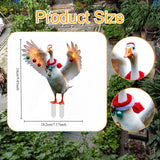 Maxbell Garden Duck Stake Yard Art Decorative Insert Ornament for Balcony Home House Aesthetic B