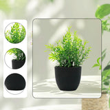 Maxbell Mini Artificial Greenery Potted Plant for Decoration Bathroom Shelf