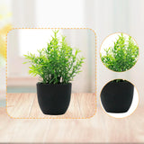 Maxbell Mini Artificial Greenery Potted Plant for Decoration Bathroom Shelf