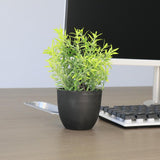 Maxbell Mini Artificial Greenery Potted Plant for Decoration Bathroom Shelf