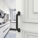 Maxbell Barn Door Pull Handle Black Hardware for Farmhouse Garage Sliding Barn Doors