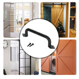 Maxbell Barn Door Pull Handle Black Hardware for Farmhouse Garage Sliding Barn Doors