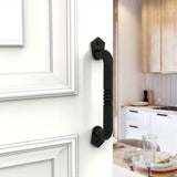 Maxbell Barn Door Pull Handle Black Hardware for Farmhouse Garage Sliding Barn Doors