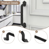 Maxbell Barn Door Pull Handle Black Hardware for Farmhouse Garage Sliding Barn Doors