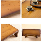 Maxbell Wood Low Stool Creative Furniture Under Desk Footrest for Desk Tatami Office