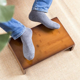Maxbell Wood Low Stool Creative Furniture Under Desk Footrest for Desk Tatami Office