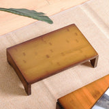 Maxbell Wood Low Stool Creative Furniture Under Desk Footrest for Desk Tatami Office