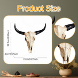 Maxbell Animal Skull Wall Sculpture Rustic Wall Hanging for Home Bedroom Living Room