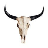 Maxbell Animal Skull Wall Sculpture Rustic Wall Hanging for Home Bedroom Living Room