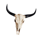 Maxbell Animal Skull Wall Sculpture Rustic Wall Hanging for Home Bedroom Living Room