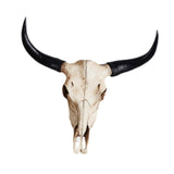 Maxbell Animal Skull Wall Sculpture Rustic Wall Hanging for Home Bedroom Living Room