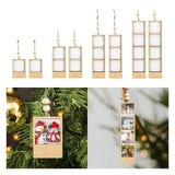 Maxbell 2 Pieces Mini Picture Frame Picture Holder for Office Wedding Party Birthday 7x4.7x0.8cm