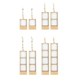 Maxbell 2 Pieces Mini Picture Frame Picture Holder for Office Wedding Party Birthday 7x4.7x0.8cm