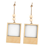 Maxbell 2 Pieces Mini Picture Frame Picture Holder for Office Wedding Party Birthday 7x4.7x0.8cm