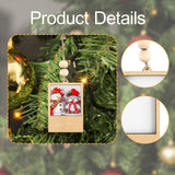 Maxbell 2 Pieces Mini Picture Frame Picture Holder for Office Wedding Party Birthday 7x4.7x0.8cm