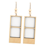 Maxbell 2 Pieces Mini Picture Frame Picture Holder for Office Wedding Party Birthday 11.5x4.7x0.8cm