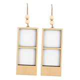 Maxbell 2 Pieces Mini Picture Frame Picture Holder for Office Wedding Party Birthday 11.5x4.7x0.8cm