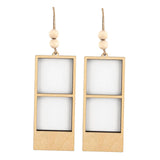 Maxbell 2 Pieces Mini Picture Frame Picture Holder for Office Wedding Party Birthday 11.5x4.7x0.8cm