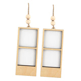 Maxbell 2 Pieces Mini Picture Frame Picture Holder for Office Wedding Party Birthday 11.5x4.7x0.8cm