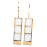 Maxbell 2 Pieces Mini Picture Frame Picture Holder for Office Wedding Party Birthday 15.8x4.7x0.8cm