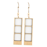 Maxbell 2 Pieces Mini Picture Frame Picture Holder for Office Wedding Party Birthday 15.8x4.7x0.8cm