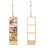 Maxbell 2 Pieces Mini Picture Frame Picture Holder for Office Wedding Party Birthday 15.8x4.7x0.8cm