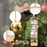 Maxbell 2 Pieces Mini Picture Frame Picture Holder for Office Wedding Party Birthday 20x4.7x0.8cm