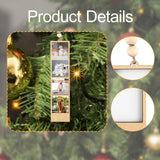 Maxbell 2 Pieces Mini Picture Frame Picture Holder for Office Wedding Party Birthday 20x4.7x0.8cm