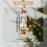 Maxbell 2 Pieces Mini Picture Frame Picture Holder for Office Wedding Party Birthday 20x4.7x0.8cm