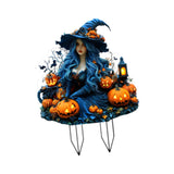 Maxbell Acrylic 2D Flat Girl Garden Stake Garden Sign for Porch Party Supplies Fence Lantern