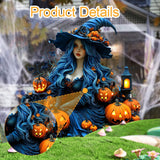 Maxbell Acrylic 2D Flat Girl Garden Stake Garden Sign for Porch Party Supplies Fence Lantern