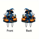 Maxbell Acrylic 2D Flat Girl Garden Stake Garden Sign for Porch Party Supplies Fence Lantern