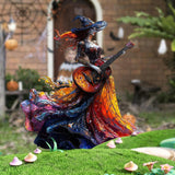 Maxbell Acrylic 2D Flat Girl Garden Stake Garden Sign for Porch Party Supplies Fence Guitar