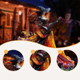 Maxbell Acrylic 2D Flat Girl Garden Stake Garden Sign for Porch Party Supplies Fence Guitar