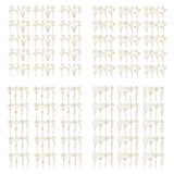 Maxbell 60 Pieces Wooden Wildflower Decor DIY Floral Art Kit for Nursery Living Room Style A