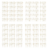 Maxbell 60 Pieces Wooden Wildflower Decor DIY Floral Art Kit for Nursery Living Room Style A