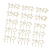 Maxbell 60 Pieces Wooden Wildflower Decor DIY Floral Art Kit for Nursery Living Room Style A