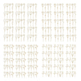 Maxbell 60 Pieces Wooden Wildflower Decor DIY Floral Art Kit for Nursery Living Room Style A