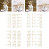Maxbell 60 Pieces Wooden Wildflower Decor DIY Floral Art Kit for Nursery Living Room Style A
