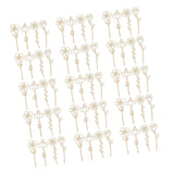 Maxbell 60 Pieces Wooden Wildflower Decor DIY Floral Art Kit for Nursery Living Room Style D