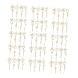 Maxbell 60 Pieces Wooden Wildflower Decor DIY Floral Art Kit for Nursery Living Room Style D