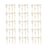 Maxbell 60 Pieces Wooden Wildflower Decor DIY Floral Art Kit for Nursery Living Room Style D