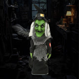 Maxbell Halloween Witch Decor Scary Electronic Toy for Trick or Treat Parties Events