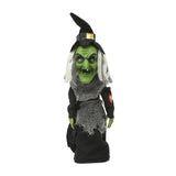 Maxbell Halloween Witch Decor Scary Electronic Toy for Trick or Treat Parties Events
